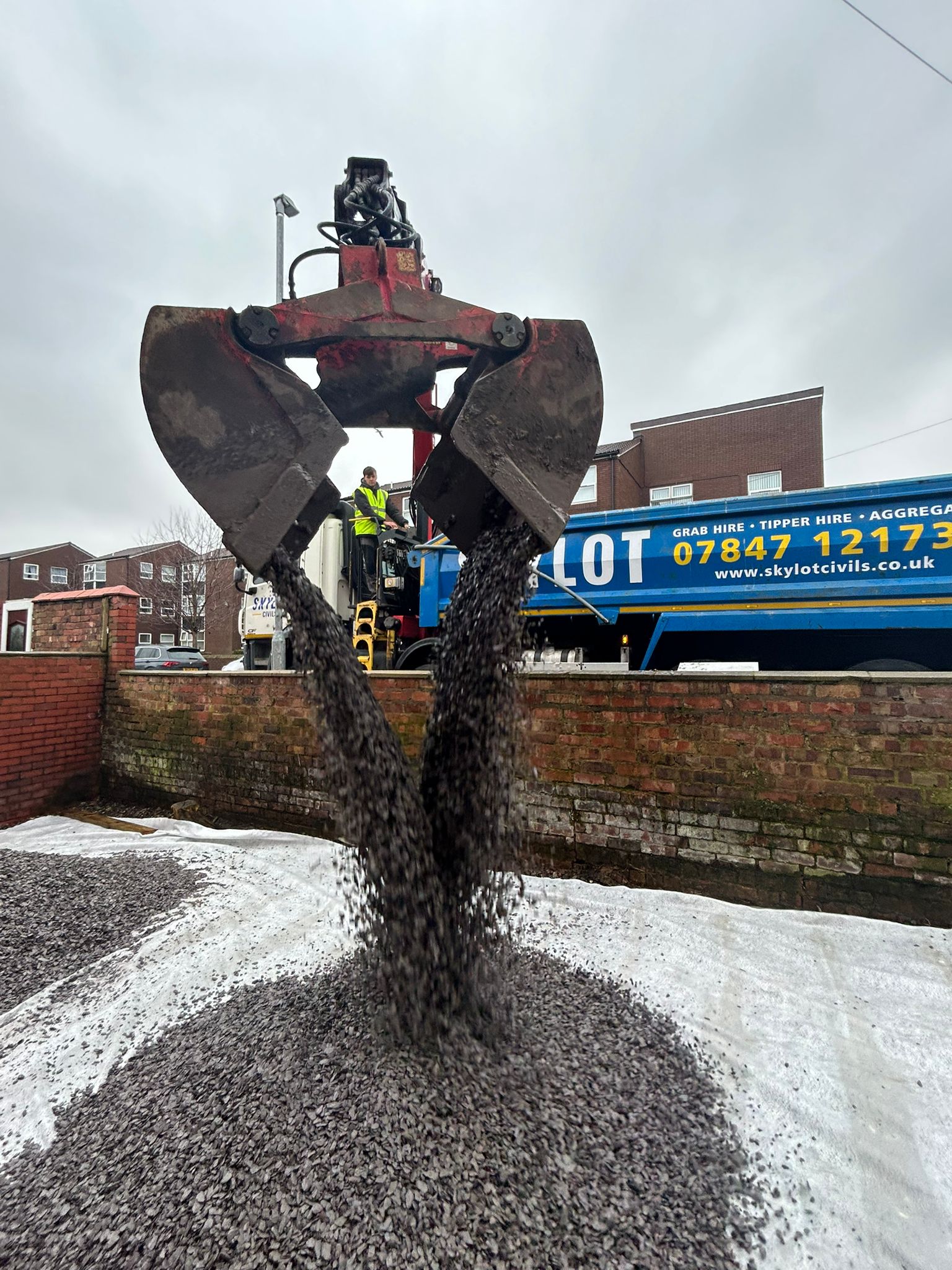 Aggregate delivery Merseyside