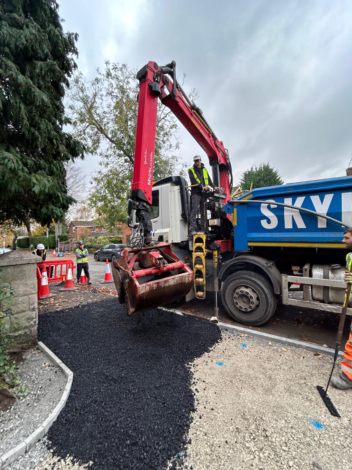 Skylot Civils crew on site
